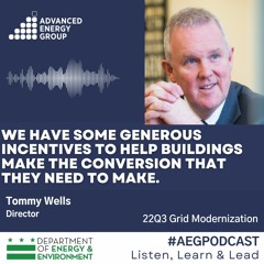 21Q2 AEG DC Tommy Wells, Director, Department of Energy & Environment (DOEE)Testimonial