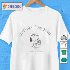 Snoopy Outside Fun Time Shirt
