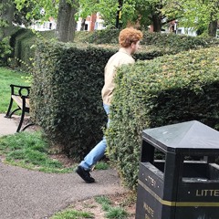 (Man walks away)