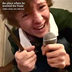 the place where he inserted the blade
