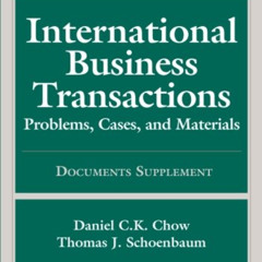 [GET] EPUB 📫 International Business Transactions: Problems, Cases, and Materials Doc