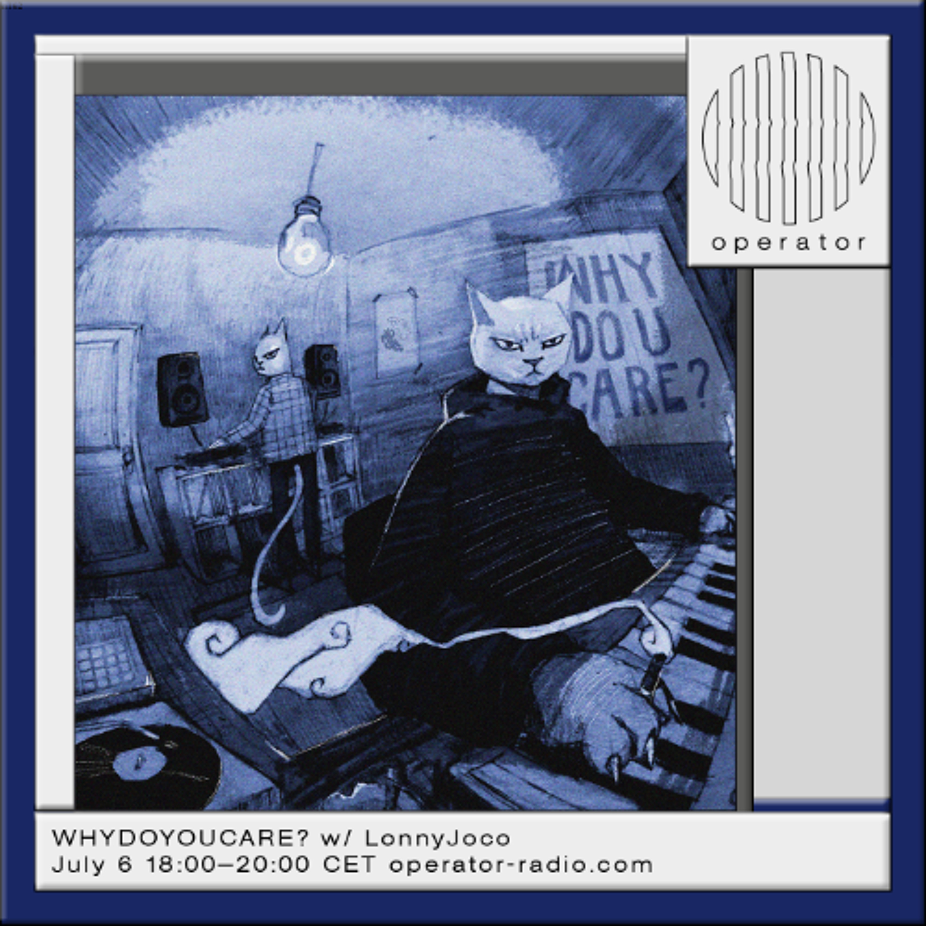 WHYDOYOUCARE? w/ LonnyJoco & Offbeat Records - 6th July 2026 episode artwork