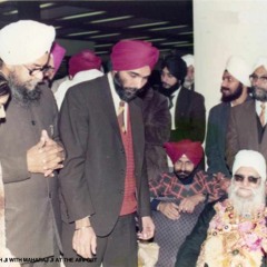 1975 Giani Amolak Singh Ji With Baba Ishar Singh Ji Rara Sahib Ji's Jatha