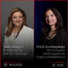 Prof. Dr. Esra Albayrakoğlu – İklimkarbon ile Net Sıfır Yolculuğu