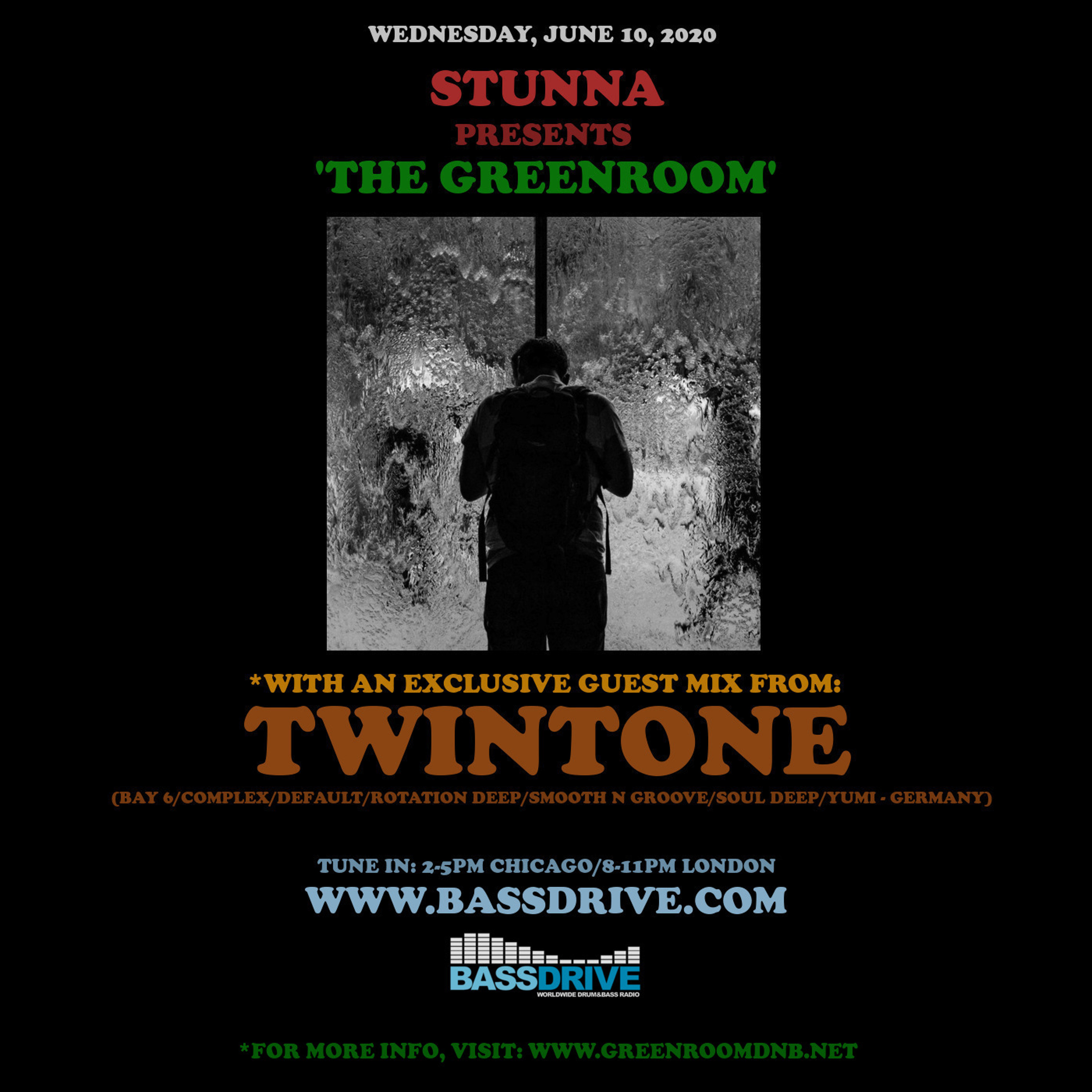 STUNNA Presents THE GREENROOM with TWINTONE Guest Mix June 10 2020 episode artwork