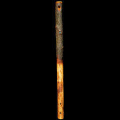 Wind Flute - Rowan branch - 'Arabian'' tuning D# 444Hz