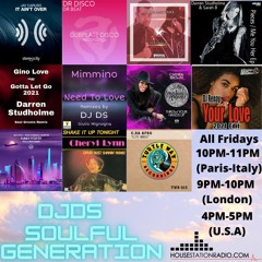 SOULFUL GENERATION  BY DJDS(FRANCE) HOUSESTATION RADIO JANUARY 22TH 2021