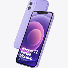 Iphone 12 Lila Mockup Download Free Kostenlos Downloaden