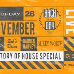 Back In the Day History of House Live Stream 28/11/2020