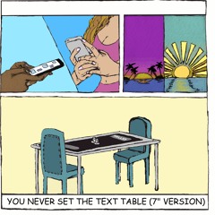 You Never Set The Text Table ( 7"Version )