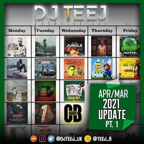 @DJTEEJ_UK | JUNGLE JUSTICE 🔫 DANCEHALL MIX 2021 | MAR/APR UPDATE PT1 | Snap: teej_8