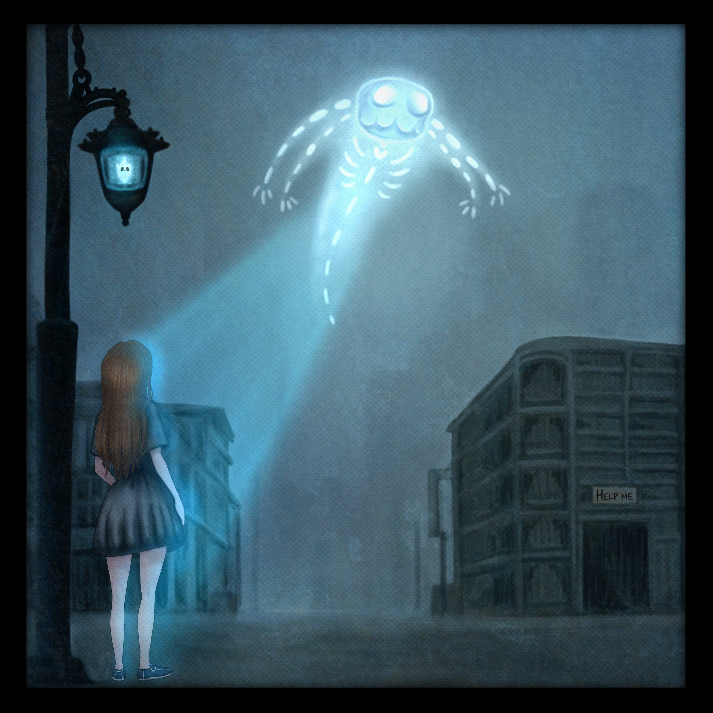 Blue street light episode artwork