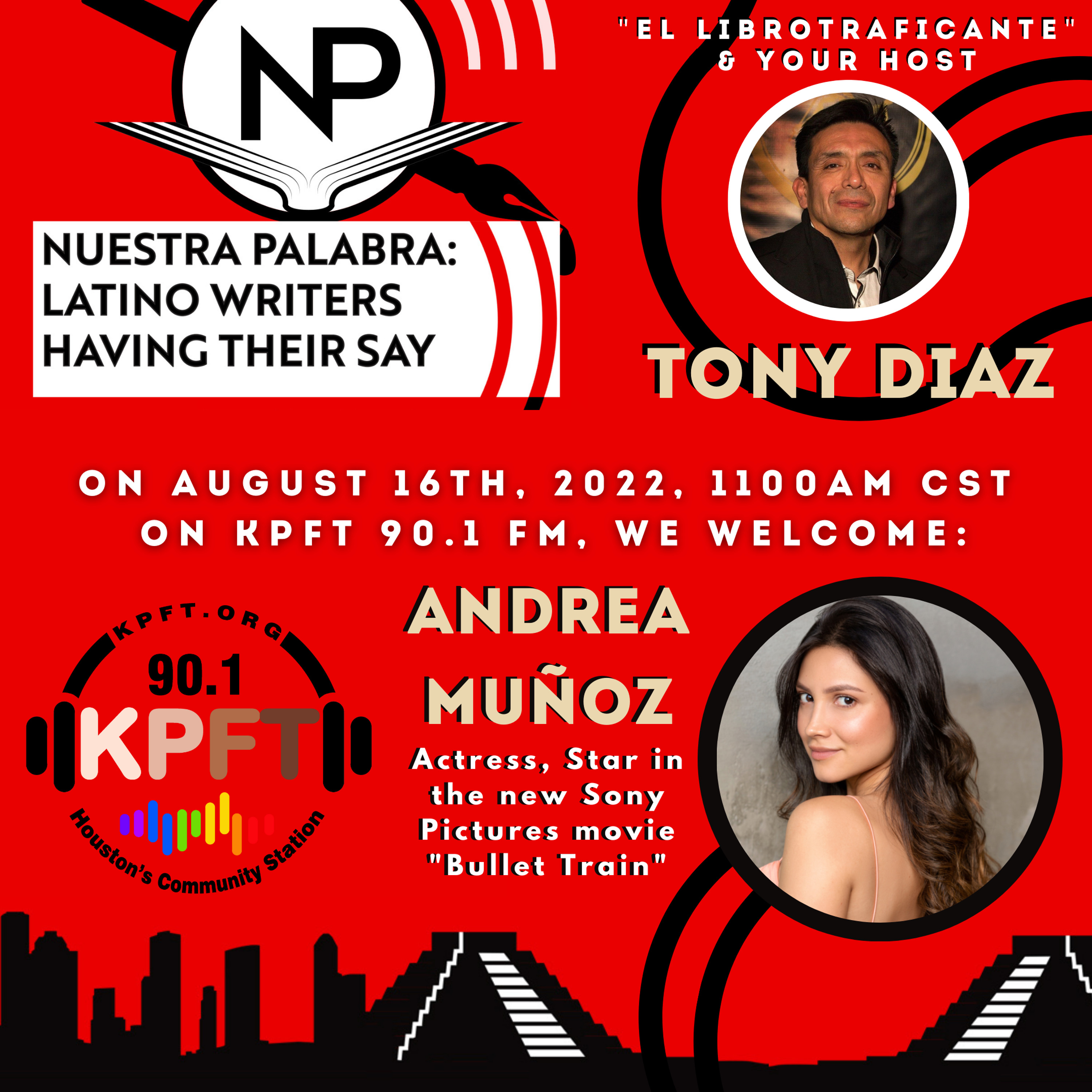 Nuestra Palabra: Latino Writers Have Their Say w/ Tony Diaz