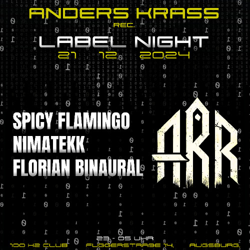 Florian Binaural - AKR Label Night  @ 100Hz Club - 21.12.24 Augsburg