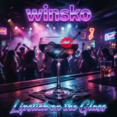 Lipstick on the glass