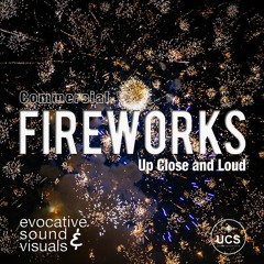 Commercial Fireworks Up Close And Loud,library Preview