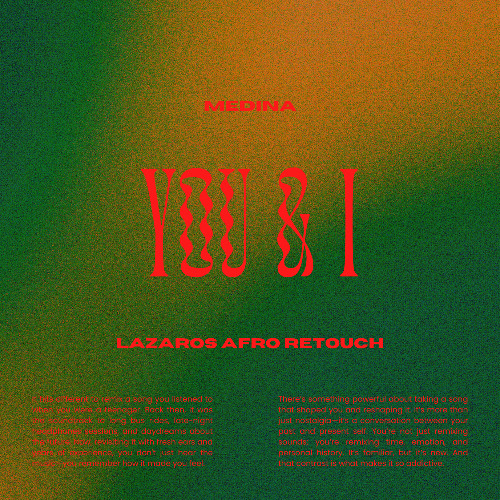 Medina - You & I (Lazaros Afro re-touch) *FILTERED* (DL for Original Vocals)