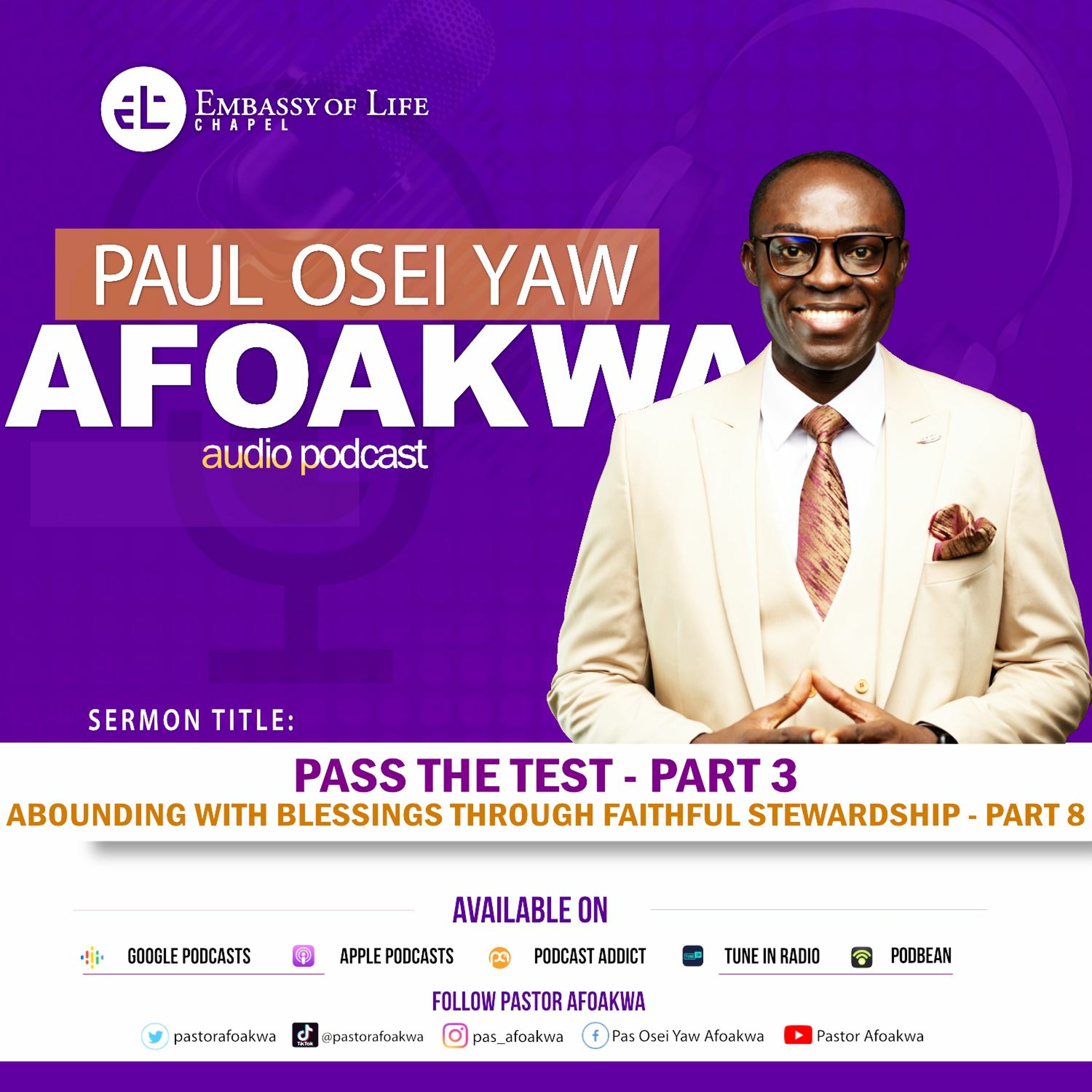 Pass The Test - Part 3 (Abounding With Blessings Through Faithful Stewardship - Part 8) episode artwork