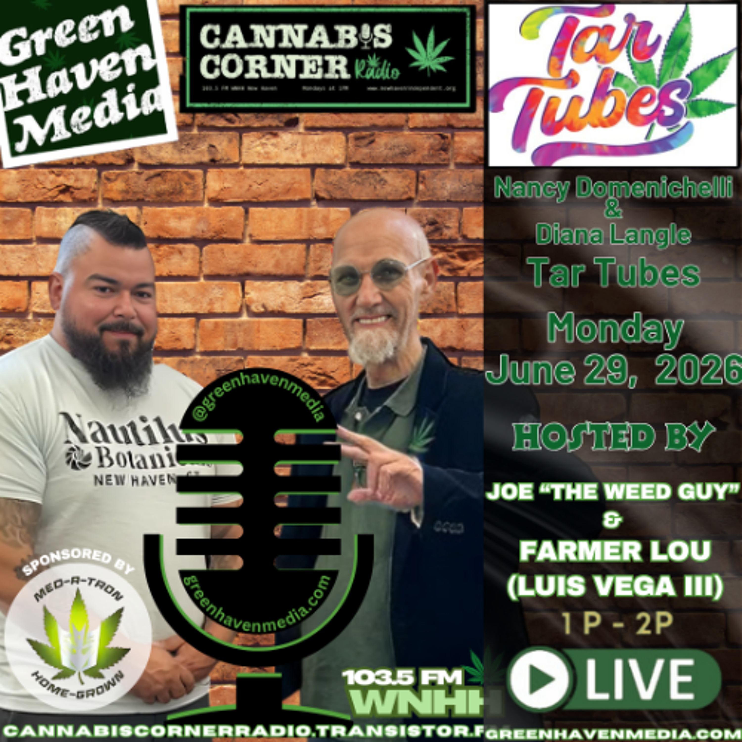 Cannabis Corner Radio: Nancy Domenichelli & Diana Langle (Tar Tubes) episode artwork