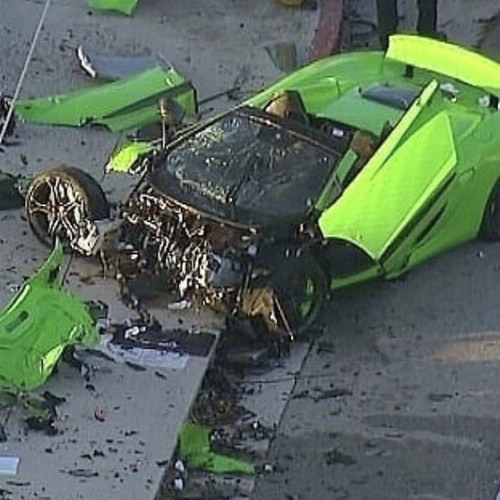 crashed