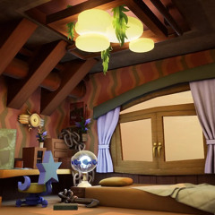 sitting on the couch watching old tv