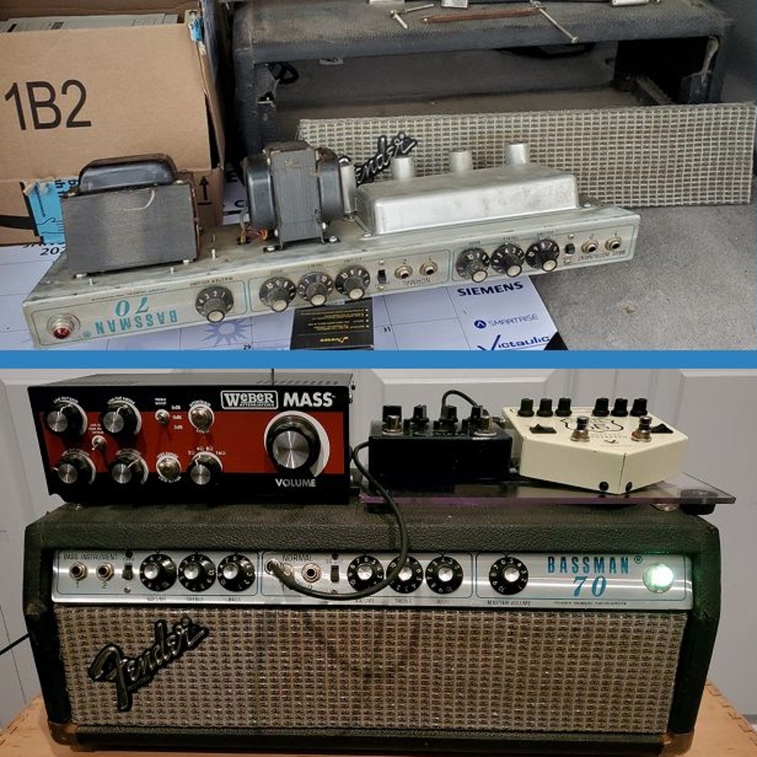 12-2-21 Bassman 70 Boosted with a Route 66 (TS clone)