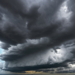 the storm ending