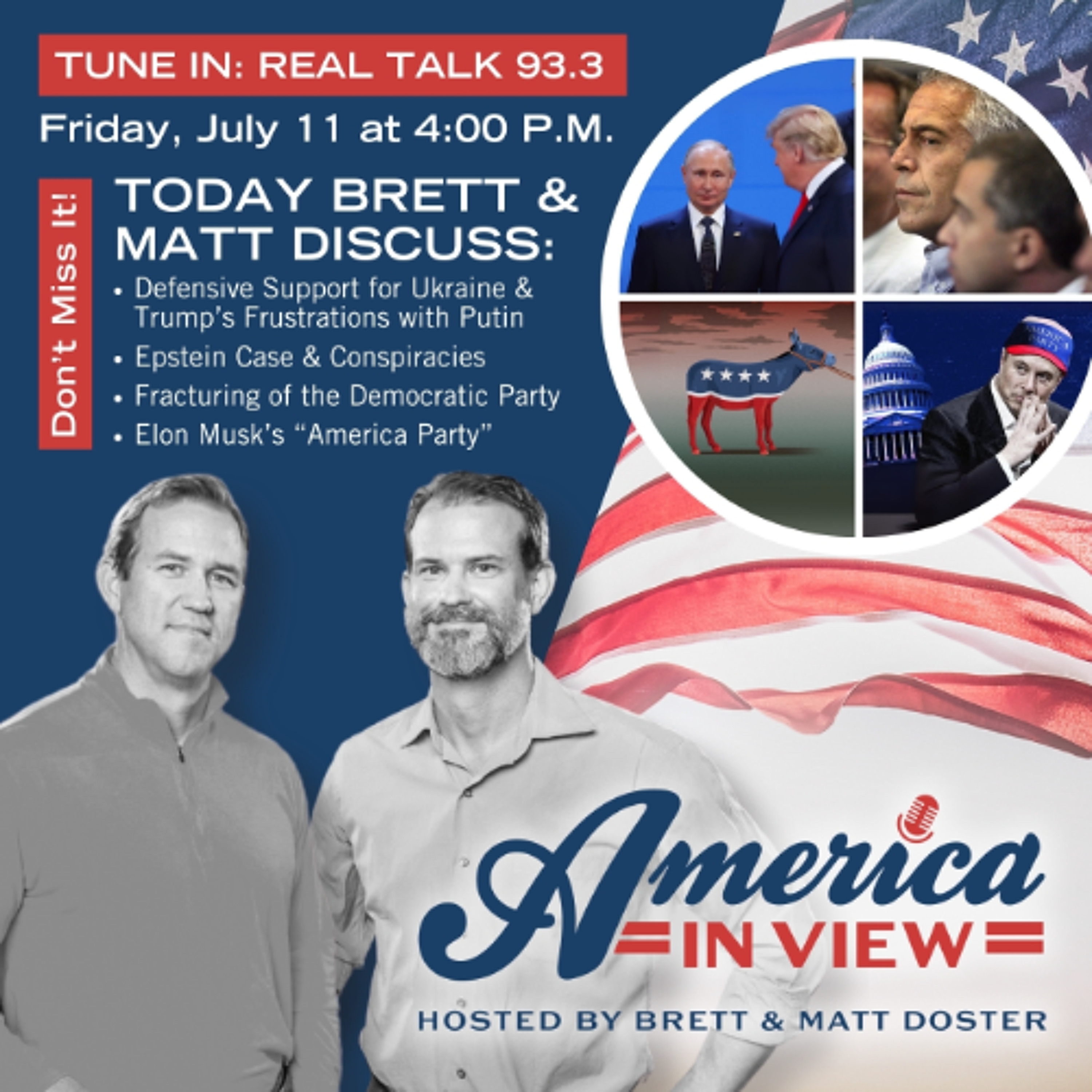Support for Ukraine and Trump’s Frustrations with Putin, Jeffrey Epstein, the Democratic Party in Shambles, & More episode artwork