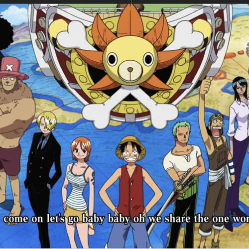 One Piece Opening 5 - Kokoro no Chizu. [HD] animated gif