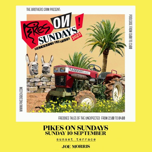 Joe Morris Pikes Ibiza Sunset Terrace  - Sep 10th 2023