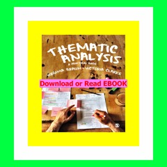 Read ebook [PDF] Thematic Analysis A Practical Guide