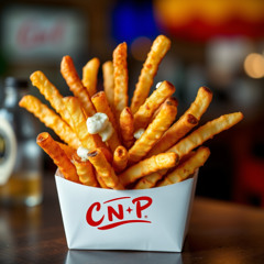 Crab fries & neon skies