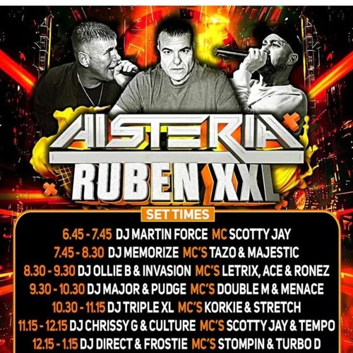 Hysteria - 8th June 24 - DJ Ollie B & Invasion, MC Letrix, Ace & Ronez