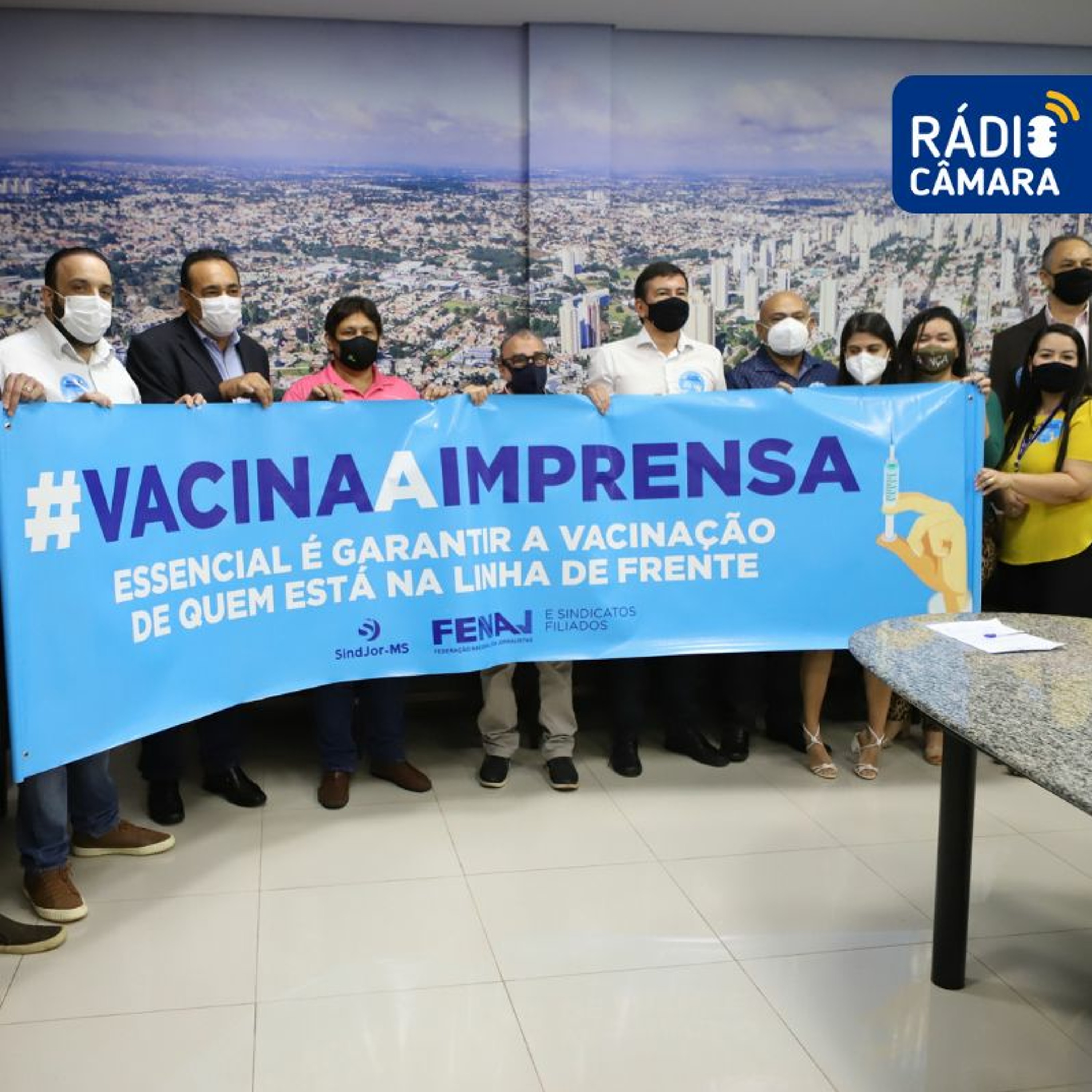 Sindicato dos Jornalistas de Mato Grosso do Sul reivindica vacinação prioritária da classe episode artwork