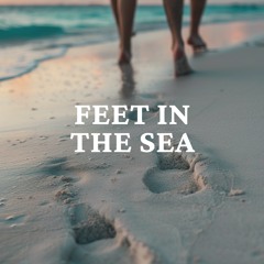 Feet in the sea
