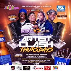 NBAYOUNGBOY VS LILDURK CLASH @DJONETIMEISREAL@LILGIANTTHEDJ @CHOPPAFLEX @_ITSBODIEE @DJ_PRODIGY242