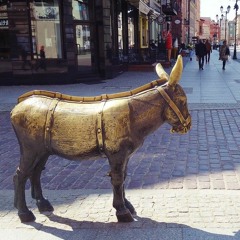 The Statue Of A Donkey