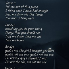 Take me down (original lyrics)