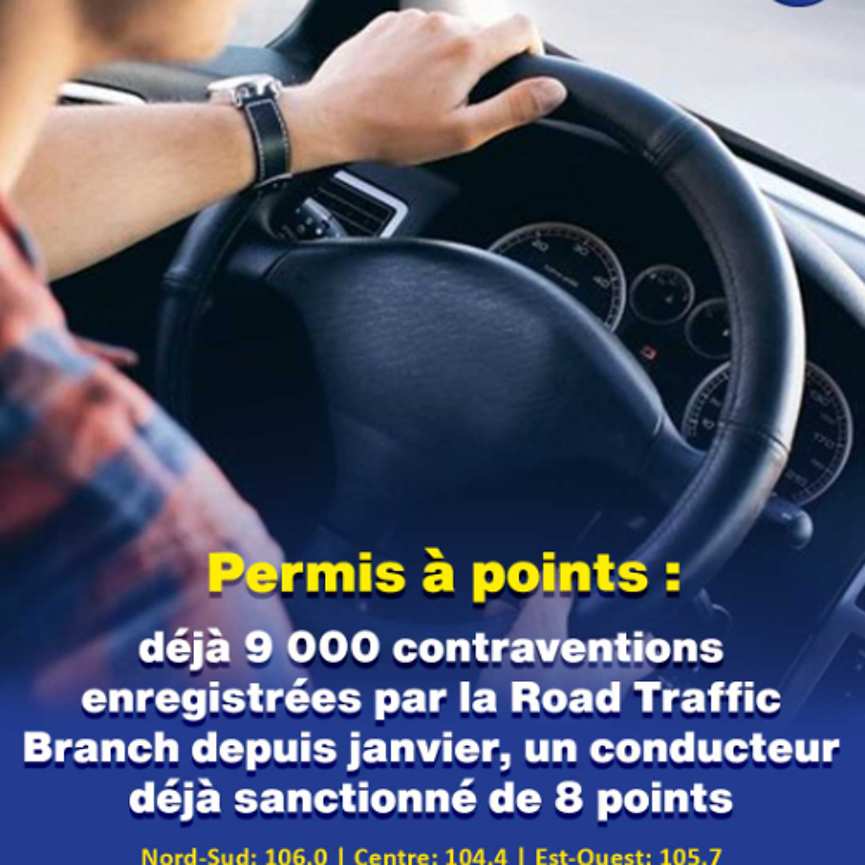 Permis à points : déjà 9 000 contraventions enregistrées par la Road Traffic Branch depuis janvier, un conducteur déjà sanctionné de 8 points