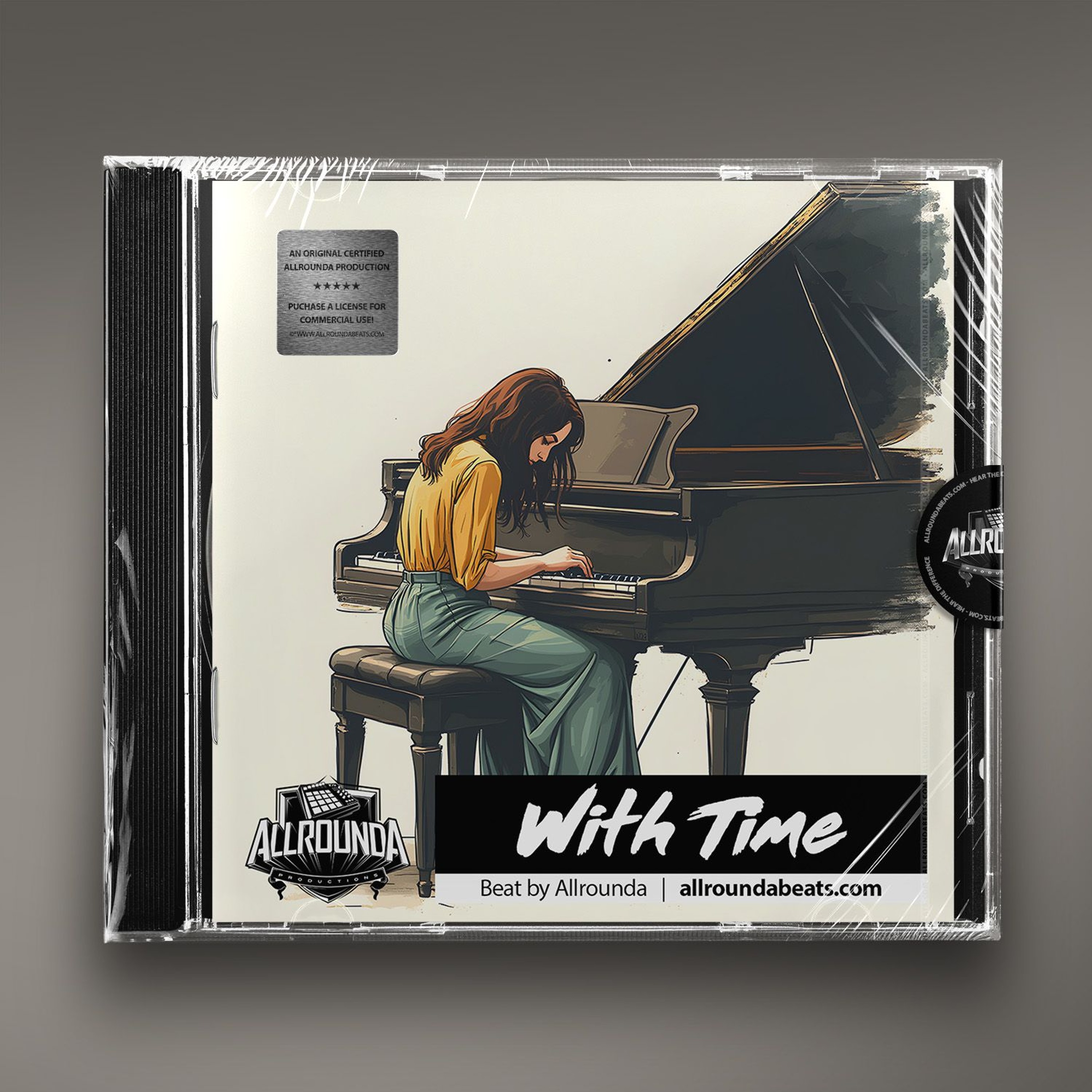 "With Time" ~ Sad Emotional Piano Beat episode artwork