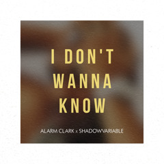 Alarm Clark x ShadowVariable - I Don't Wanna Know