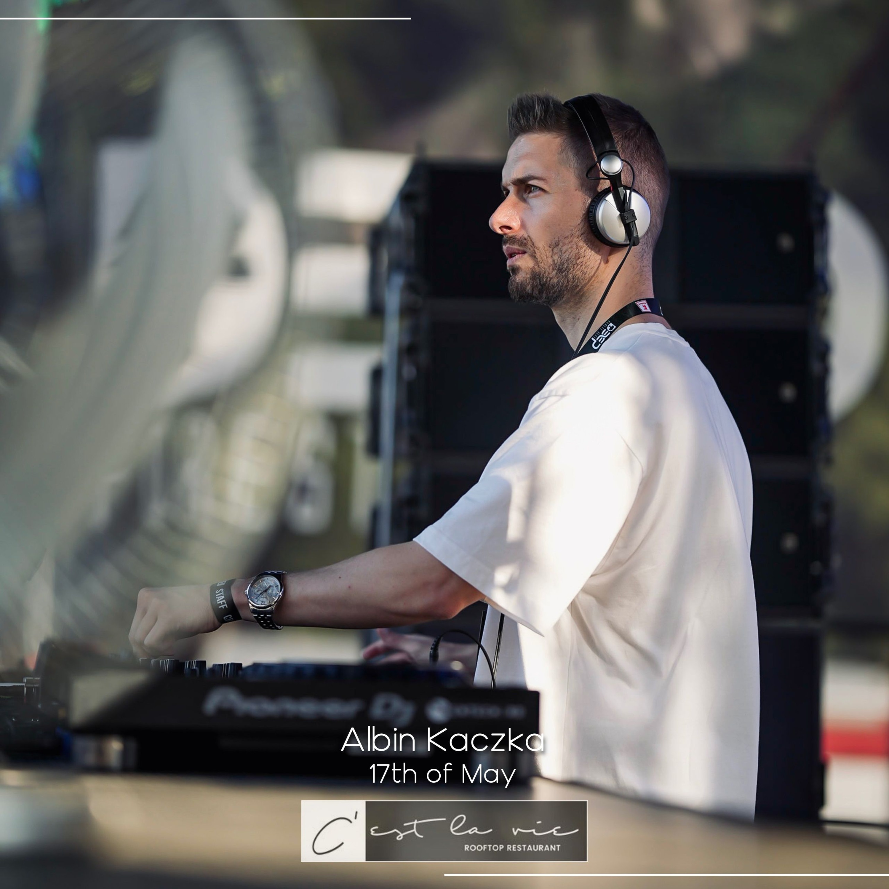 Albin Kaczka LIVE @ C'est La Vie Rooftop, Cluj-Napoca - MAY 2024 (Deep House, Nu-Disco)