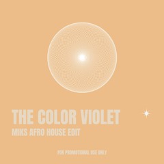 Tory Lanez - The Color Violet (Miks Afro House Edit)