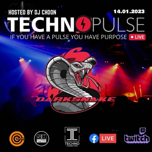 Darksnake Special Techno "Techno Pulse Exclusive Set 7" Techno Connection UK 14.1.2023
