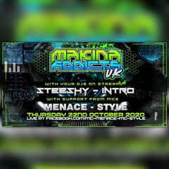 MC MENACE MC STYLE — DJ STEESHY DJ INTRO — MAKINA ADDICTS UK