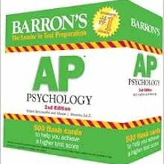 [ACCESS] [EBOOK EPUB KINDLE PDF] Barron's AP Psychology Flash Cards, 2nd Edition by Robert McEnt