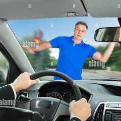 My doordash driver just got hit by a car (Hope my burger is ok)