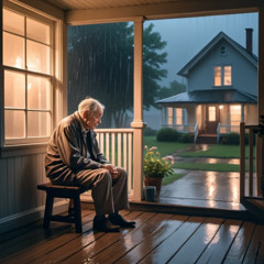 Raindrops on the Porch