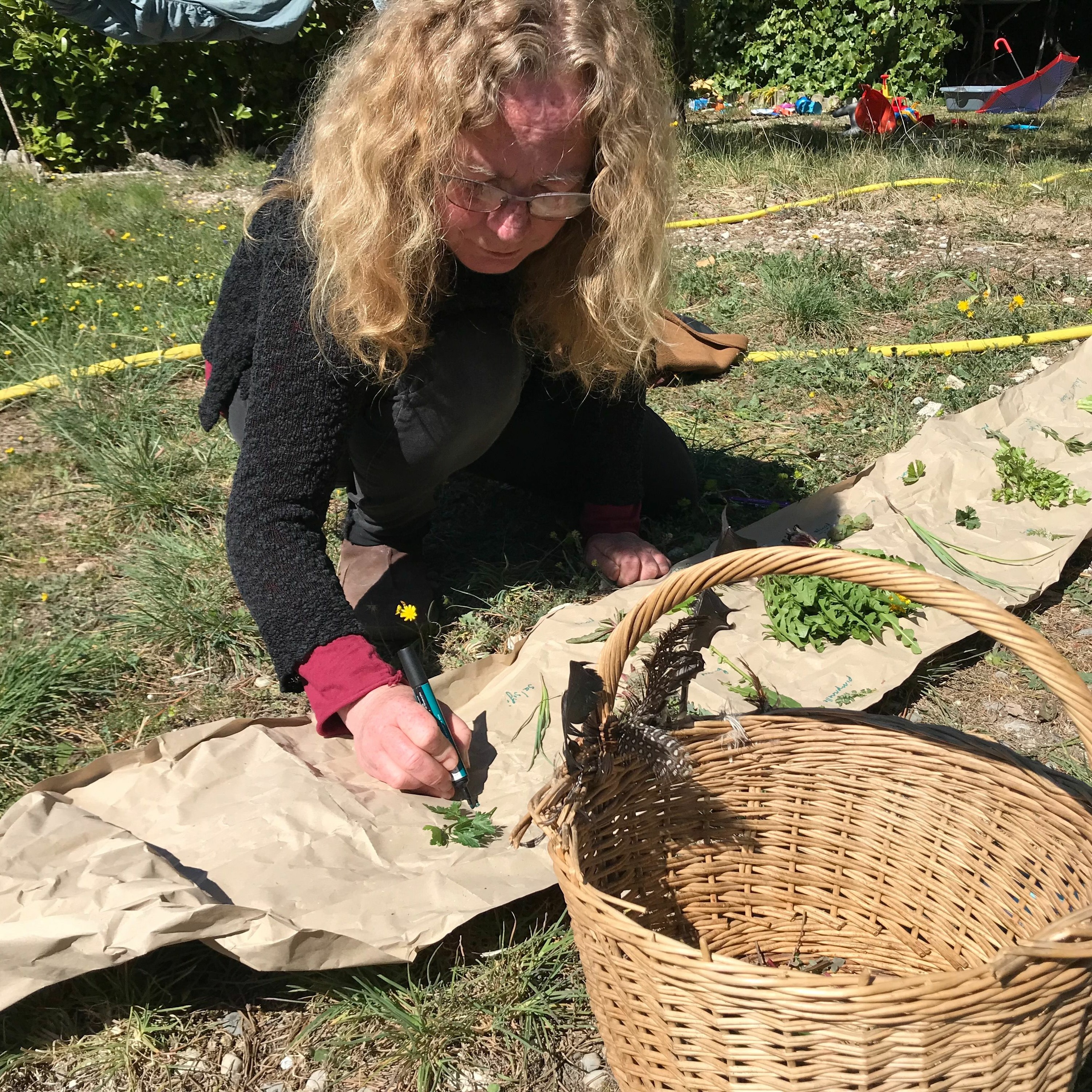 Marcher sur un supermarché avec Gaby