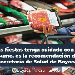 Nancy Munevar Dir Prevención SecSaludBoy - Recomendación Fin Año Consumo Alimentos
